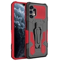 Samsung Galaxy A32 (4G) MechWarrior Project Hybrid Hoesje - Rood / Zwart