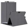 Microsoft Surface Pro X Cover in textielontwerp met meerdere hoeken - Grijs