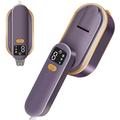 Mini Handheld Kledingstomer met LED Display & 3-Stoomstanden - 1200W - Paars