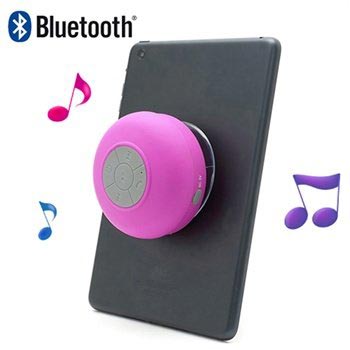 Mini Draagbare Waterbestendige Bluetooth Luidspreker BTS-06 - Hot Pink