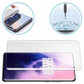 Mocolo Uv Oneplus 7 Pro, 7t Pro Gehard Glazen Screenprotector - Transparant