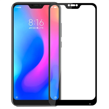 Mofi Full Size Xiaomi Mi A2 Lite Glazen Screenprotector - Zwart