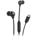 Motorola 3C-S bedrade USB-C in-ear hoofdtelefoon - zwart