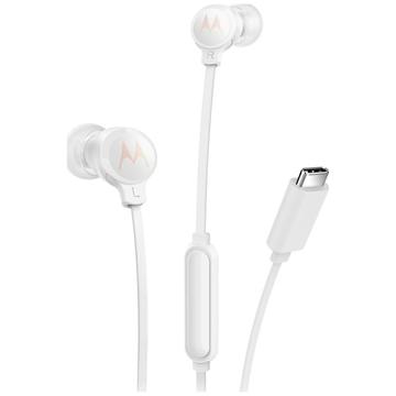 Motorola 3C-S bedrade USB-C in-ear hoofdtelefoon - Wit