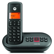 Motorola E211 DECT-draadloze telefoon met digitaal antwoordapparaat - Zwart