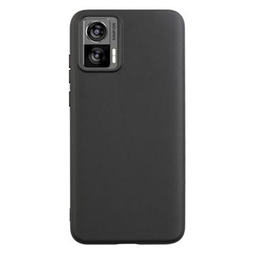 Motorola Edge 30 Neo Anti-Vingerafdruk Mat TPU Hoesje - Zwart