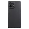 Motorola Edge 40 Pro/Moto X40 Anti-Vingerafdruk Mat TPU Hoesje - Zwart