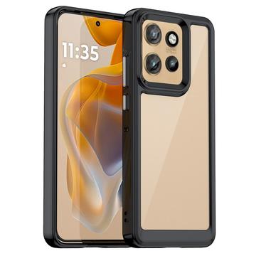 Motorola Edge 50 Neo/Moto S50 Anti-Shock Hybride Hoesje - Zwart