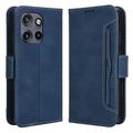 Motorola Edge 50 Neo/Moto S50 kaarthouder portemonnee hoesje - Blauw