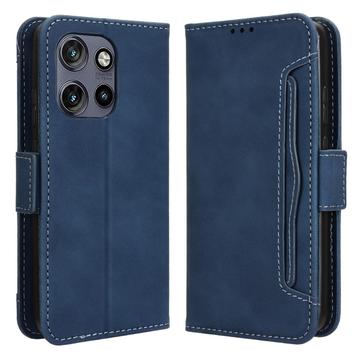 Motorola Edge 50 Neo/Moto S50 kaarthouder portemonnee hoesje - Blauw