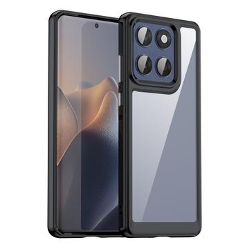 Motorola Edge 60/60 Fusion Anti-Shock Hybride Hoesje - Zwart