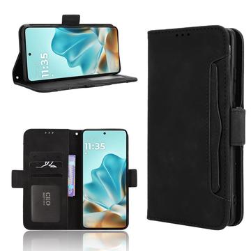 Motorola Edge 60/60 Fusion Kaarthouder Portemonnee Hoesje - Zwart