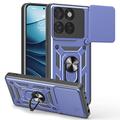 Motorola Edge 60 Fusion Roterende ring hybride hoesje met camera schild