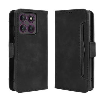 Motorola Edge 60 Pro Kaarthouder Portemonnee Hoesje - Zwart