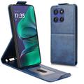 Motorola Edge 60 Stylus Verticale Flip Hoesje met Standaard