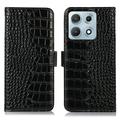 Motorola Edge 70 Max Crocodile Series Wallet Leren Hoesje met RFID