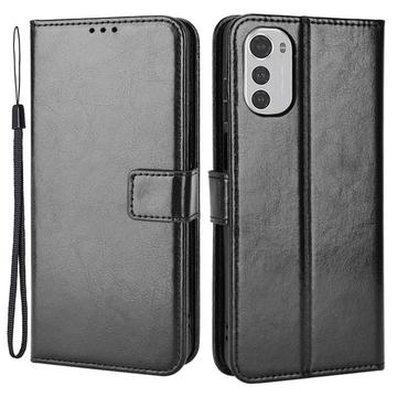 Motorola Moto E32s Portemonnee Hoesje met Magneetsluiting - Zwart