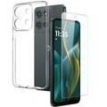 Motorola Moto G (2025) Northjo 2-in-1 Beschermingsset - Doorzichtig