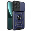 Motorola Moto G Power (2025) Roterende ring hybride hoesje met camera schild