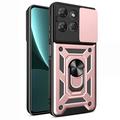Motorola Moto G Power (2025) Roterende ring hybride hoesje met camera schild