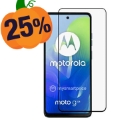 Motorola Moto G04 Full Cover Glazen Screenprotector - Zwarte Rand