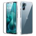 Motorola Moto G06 Saii 2-in-1 TPU Hoesje & Glazen Screenprotector