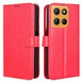 Motorola Moto G15/G15 Power Portemonnee Hoesje met Magnetische Sluiting - Rood