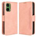 Motorola Moto G35 kaarthouder portemonnee hoesje - Roze