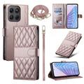 Motorola Moto G37/G47 Luxe Gewatteerd Portemonnee Hoesje - Roségoud