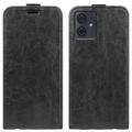 Motorola Moto G54 Verticale Flip Hoesje met Kaartsleuf