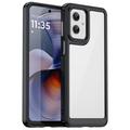 Motorola Moto G55 Anti-Shock Hybride Hoesje - Zwart