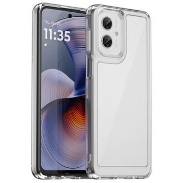 Motorola Moto G55 Anti-Shock Hybride Hoesje - Doorzichtig