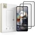 Motorola Moto G56 Tech-Protect Glass Fit+ Glazen Screenprotector - 2 st. - Zwart