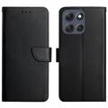 Motorola Moto G56 Leren Wallet Hoesje met Statief - Zwart