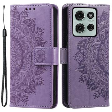 Motorola Moto G75 Mandala Series Portemonnee-hoesje