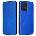 Motorola Moto G84 Flip Hoesje - Koolstofvezel