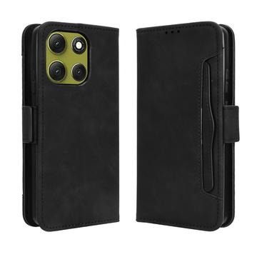 Motorola Moto G86 Kaarthouder Portemonnee Hoesje - Zwart