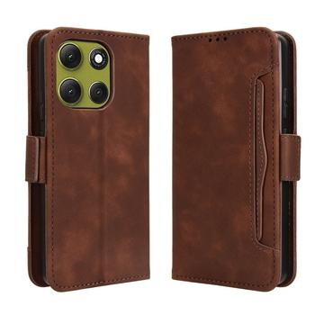 Motorola Moto G86 kaarthouder portemonnee hoesje - Bruin