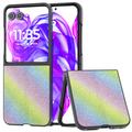 Motorola Razr 50 Ultra Strass Textuur Hybride Hoesje
