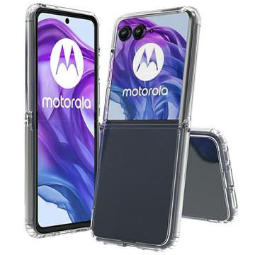 Motorola Razr 60 Ultra Krasbestendig Hybride Hoesje - Doorzichtig