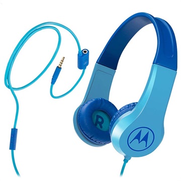 Motorola Squads 200 Over-Ear Kinderen Koptelefoon - 3.5mm AUX - Blauw