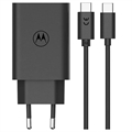 Motorola TurboPower 68W Stopcontact Lader met USB-C Kabel SJMC682