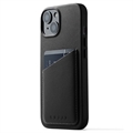 Mujjo Full Leder iPhone 14 Wallet Hoesje