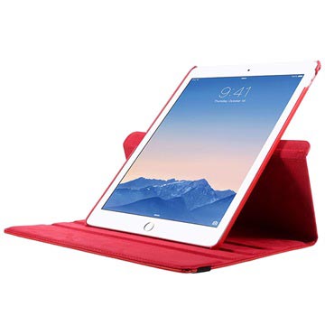 iPad Pro 12.9 Multifunctionele Roterende Cover - Rood