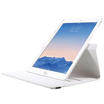 iPad Pro 12.9 2017 Multifunctionele Roterende Cover - Wit