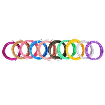 Multicolor 3D Pen Filament - 1.75mm / 5m - 10 Rollen