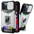 Multifunctionele 4-in-1 iPhone 11 Pro Hybrid Case - Zilver