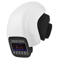 Multifunctionele Elektrische Kniemassager met Digitaal Beeldscherm - Wit