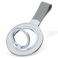 Multifunctionele magnetische ringhouder met riem - Wit