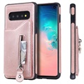 Samsung Galaxy S10 Multifunctionele TPU Hoesje met Standaard